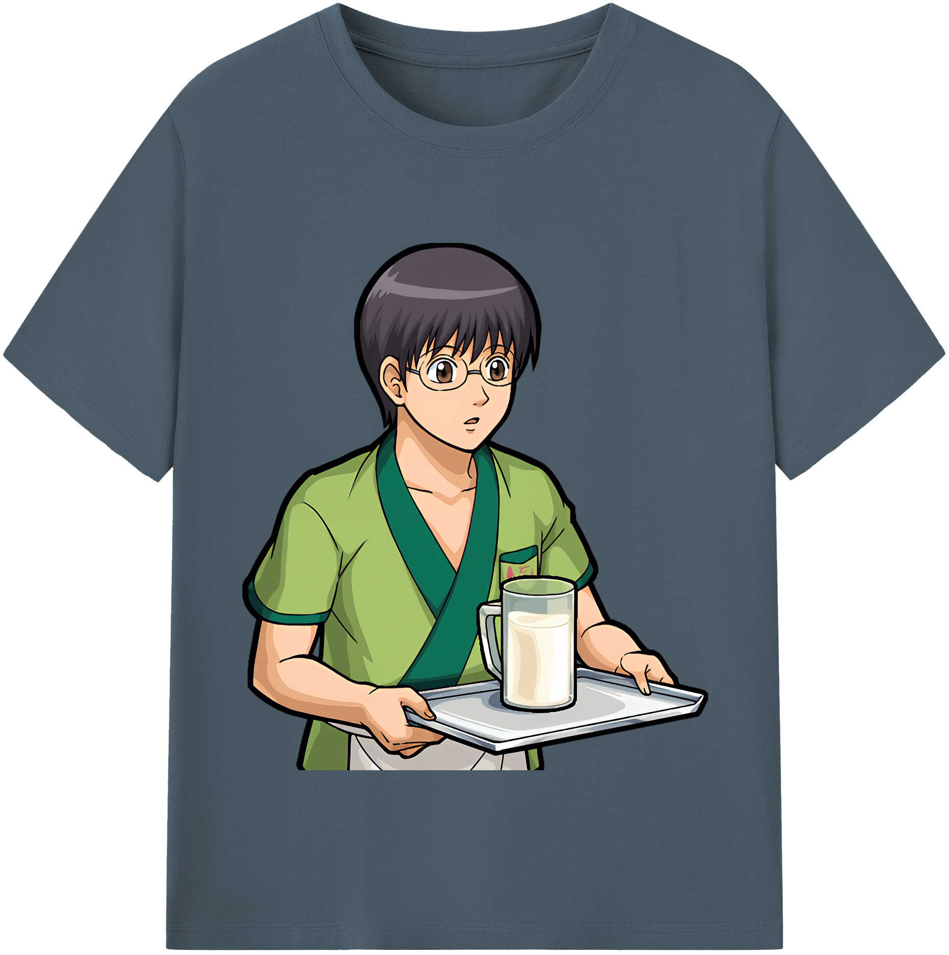（画像用） ぎんたま 坂田銀時（さかたぎんとき） 神楽 志村新八（しむら しんぱち） GINTAMA Sakata Gintoki Kagura Shimura Shinpachi 綿100％半袖Tシャツ（フロントプリント）